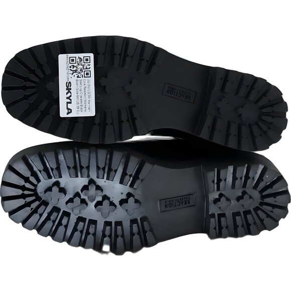 Kenneth Cole Reaction Sakt Lug Chelsea Boot Black Platform Women's US 8M - Picture 6 of 6